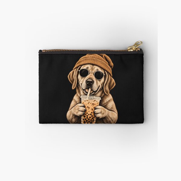 Item preview, Retro Yellow Labrador Retriever Bubble Tea Dog Lover designed and sold by JerdbordinShop.