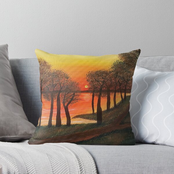 Item preview, Autumn Sunset Over The Lake designed and sold by DaniaFineArt.
