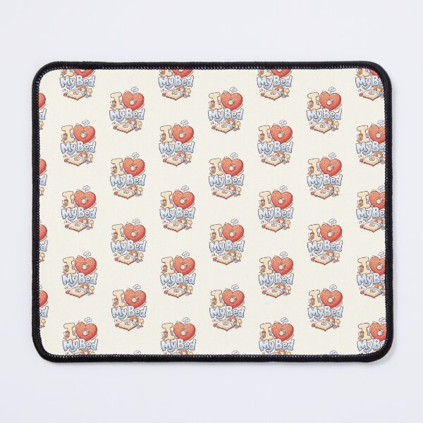 Item preview, I Love My Bed Cozy Sleeping Illustration designed and sold by Itsheartshop.