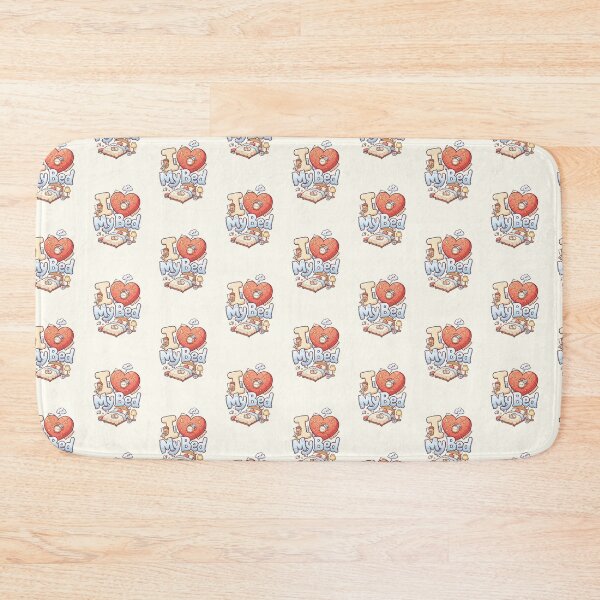 Item preview, I Love My Bed Cozy Sleeping Illustration designed and sold by Itsheartshop.