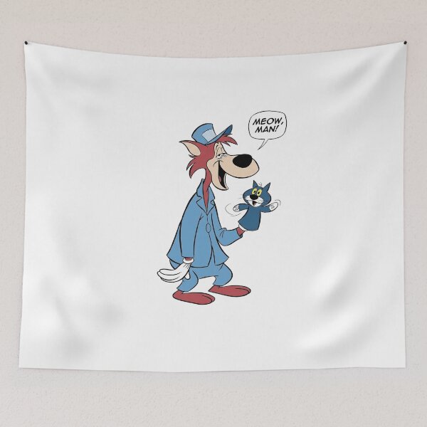 Item preview, Vintage Wolf Cartoon Meow Man designed and sold by bacababerry.