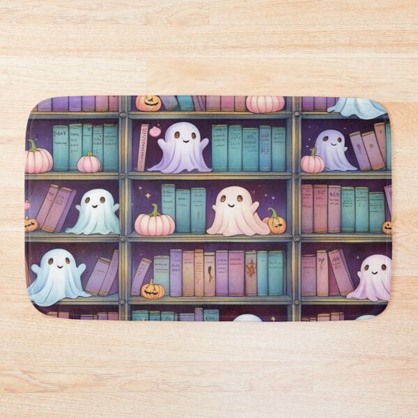Item preview, Kawaii Ghosts in a Haunted Library designed and sold by BriSher.