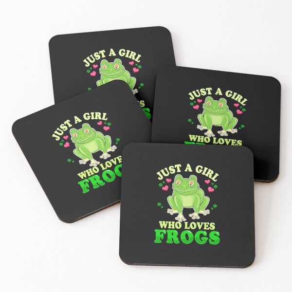 Item preview, Just A Girl Who Loves Frogs designed and sold by thebestposter.
