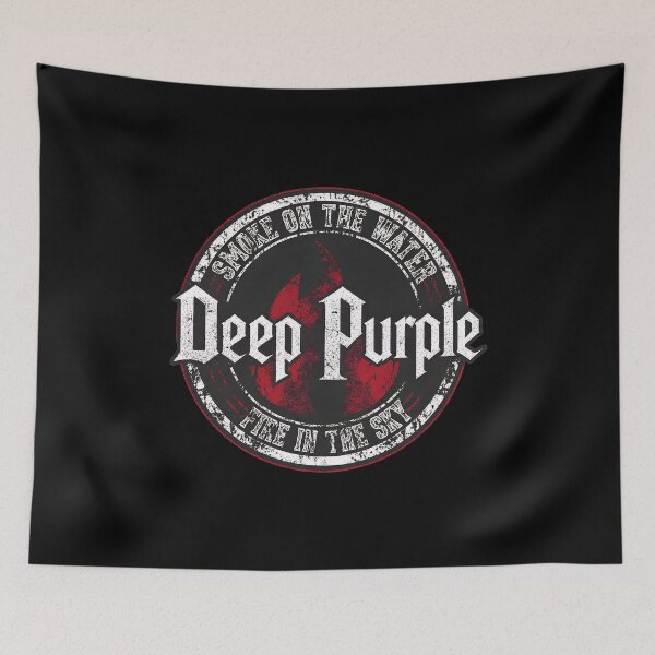 Item preview, Deeps Purples Smoke On The Water Fire In The Sky-70 designed and sold by LysandraSincla.
