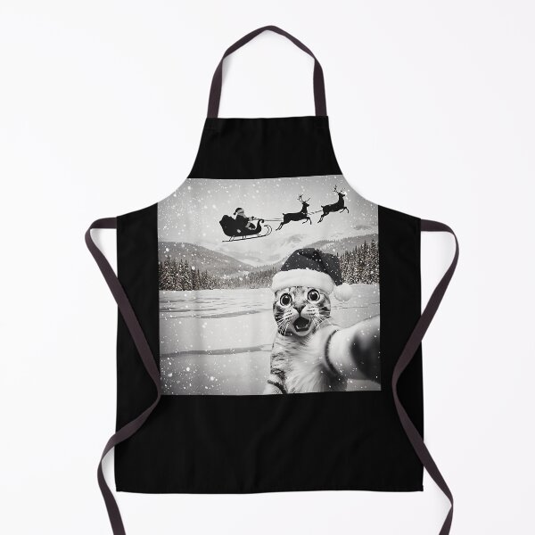 Item preview, Cat Selfie with Santa Funny Christmas for Men Women Kids designed and sold by Danieldeleon2.