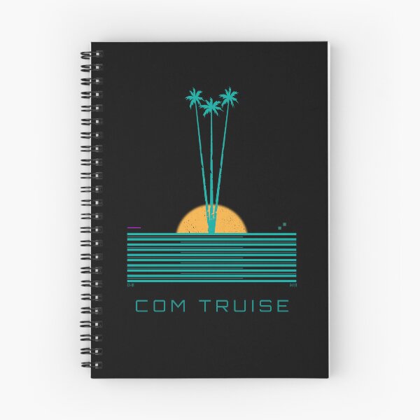 Item preview, COM TRUISE – Synthwave Sunset & Palm Trees designed and sold by THE MODA STEREO.