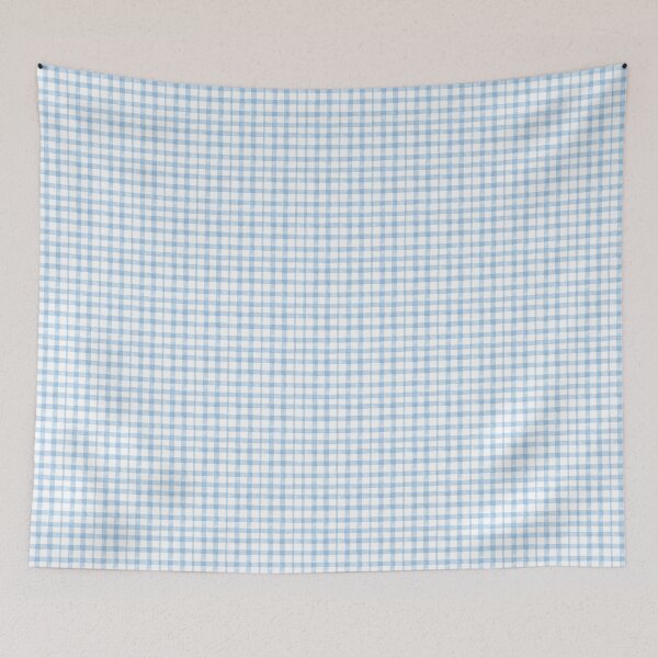 Item preview, Blue Watercolor Gingham Check - Soft Light Blue Plaid Pattern designed and sold by lovelys-store.