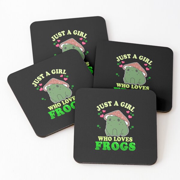 Item preview, Just A Girl Who Loves Frogs designed and sold by thebestposter.