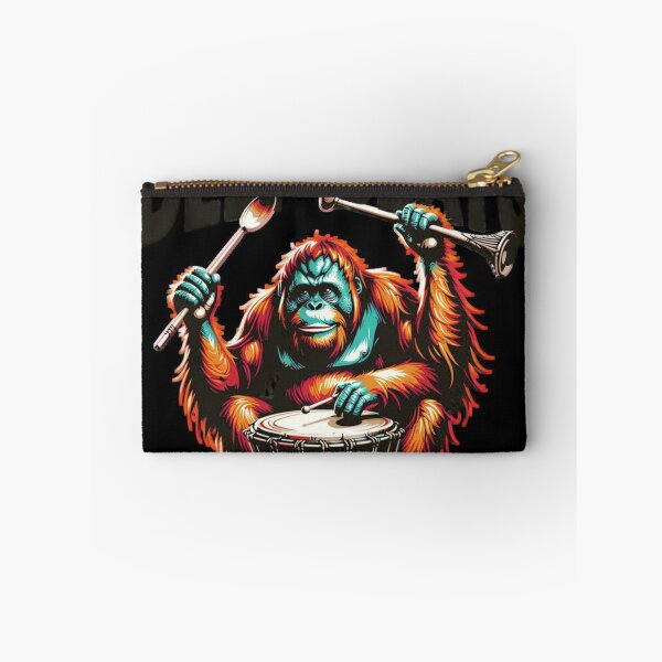 Item preview, Drummer Orangutan Beats designed and sold by ApexCanopy.