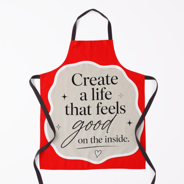 Item preview, Create A Life That Feels Good On The Inside Aesthetic Beige Sticker designed and sold by Scro-Ciob-Shop.