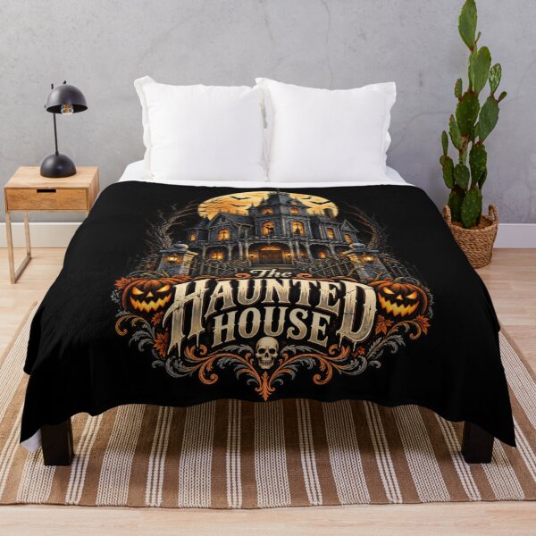 Item preview, The Haunted House – Retro Victorian Haunted Mansion Halloween Design designed and sold by RockitBaby.