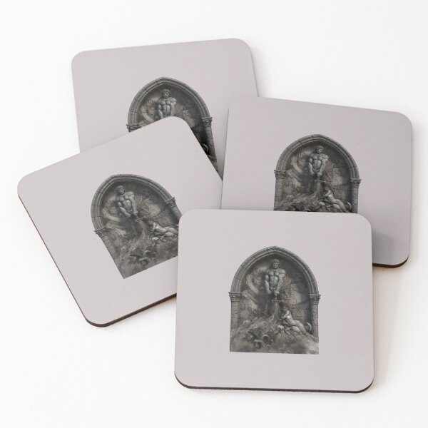 Item preview, Barbarian King Victory Over Skulls & Fire Art-40 designed and sold by SalvadorCoffman.