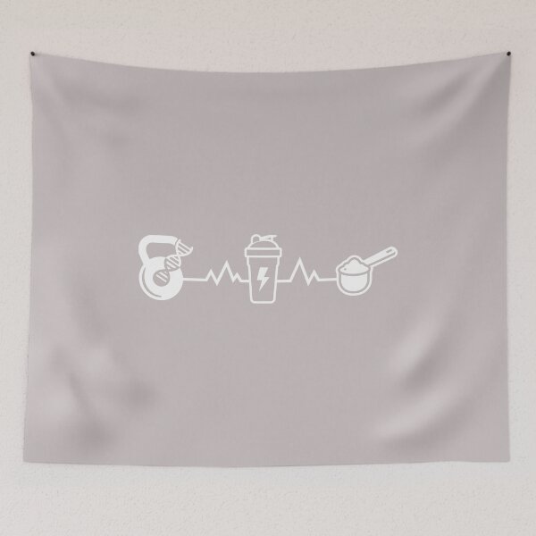 Item preview, Barbell Heartbeat EKG Weightlifting Fitness-18th designed and sold by SalvadorCoffman.