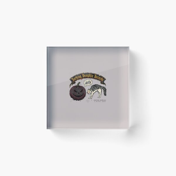 Item preview, Barking Pumpkin Records Funny Cat Pumpkin Logo-17th designed and sold by SalvadorCoffman.