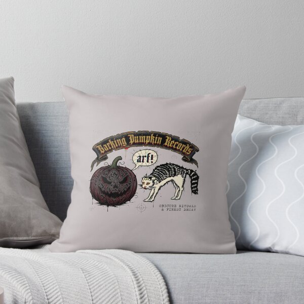 Item preview, Barking Pumpkin Records Funny Cat Pumpkin Logo-17th designed and sold by SalvadorCoffman.