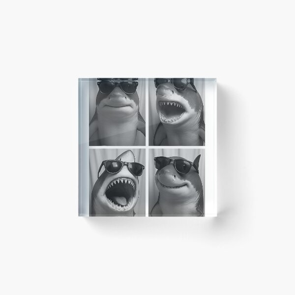 Item preview, Cool Sharks Sunglasses Marine Animal Meme Selfie Booth  designed and sold by Danieldeleon2.
