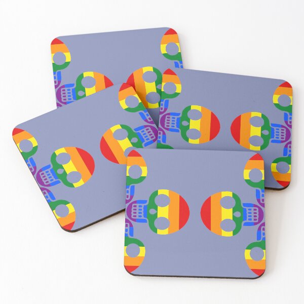 Item preview, Rainbow Skull designed and sold by Riot Simone Villa.