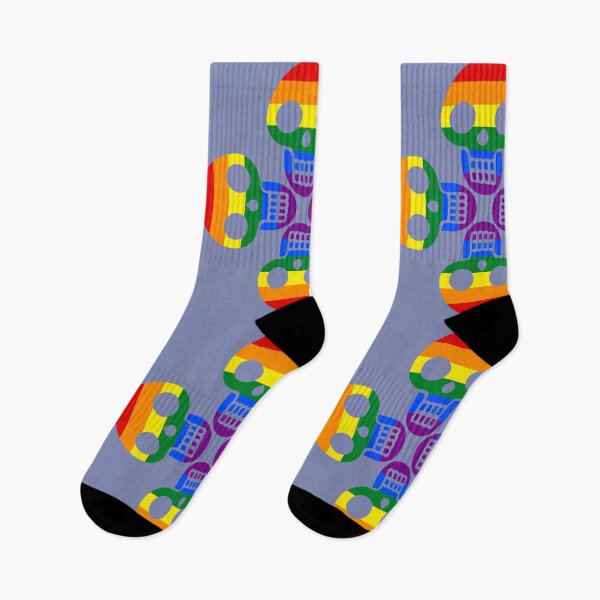 Item preview, Rainbow Skull designed and sold by Riot Simone Villa.