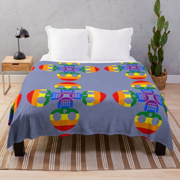 Item preview, Rainbow Skull designed and sold by Riot Simone Villa.