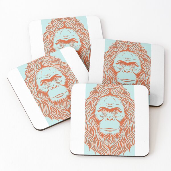 Item preview, Flowing Orangutan Portrait designed and sold by ApexCanopy.