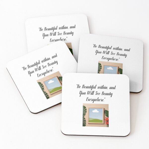 Item preview, Be Beautiful Within See Beauty Everywhere Arabic Proverb Quote designed and sold by eihabo.