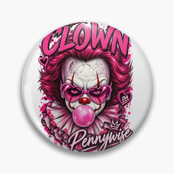 Item preview, Pennywise The Clown Pink Heart Sunglasses Bubblegum Art designed and sold by DesignArtist.ia.