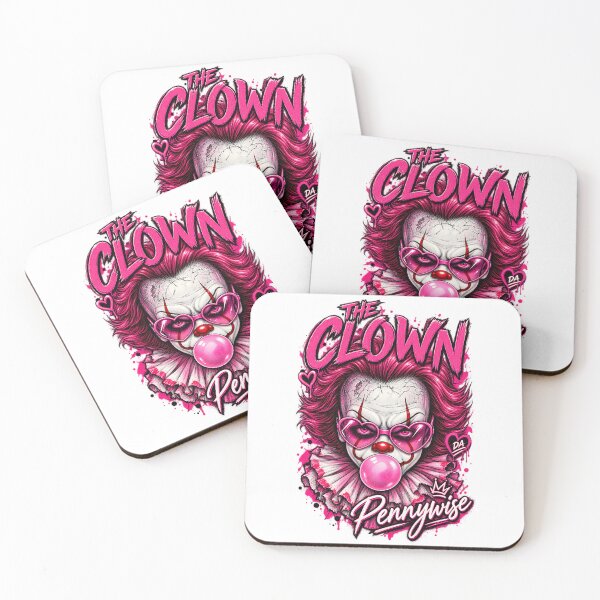 Item preview, Pennywise The Clown Pink Heart Sunglasses Bubblegum Art designed and sold by DesignArtist.ia.