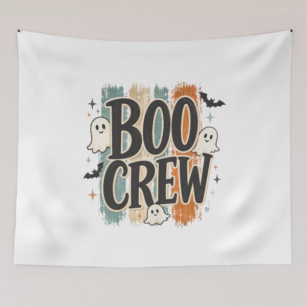 Item preview, BOO CREW Cute Spooky Halloween Squad designed and sold by CleanDecor.