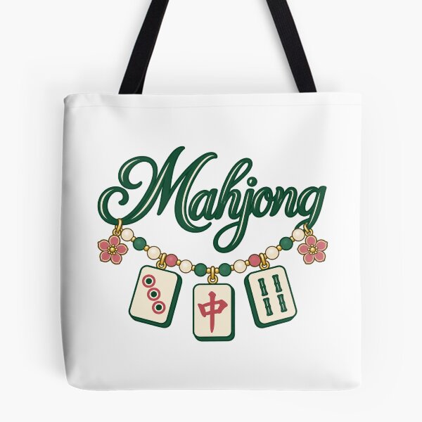 Item preview, Mahjong Lover Floral Preppy Game Night Player Women Gift designed and sold by JackCurtis1991.