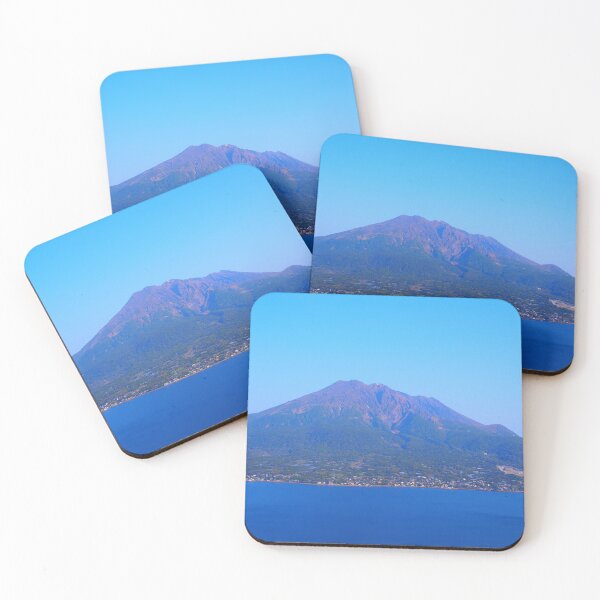 Item preview, Volcán Sakurajima al otro lado del mar azul designed and sold by manbou-japan.