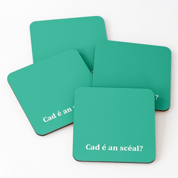 Item preview, Cad é an scéal? What's the story? as Gaeilge - Green designed and sold by unrealindeed.