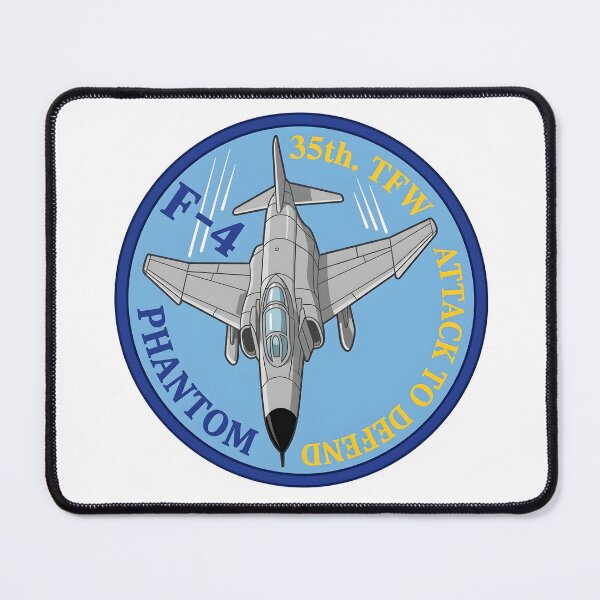 Item preview, USAF 35th Tactical Fighter Wing F-4 Phantom Patch Emblem designed and sold by CharlieDesings.