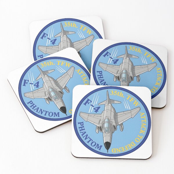 Item preview, USAF 35th Tactical Fighter Wing F-4 Phantom Patch Emblem designed and sold by CharlieDesings.