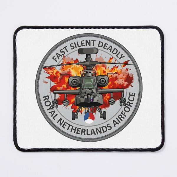 Item preview, Royal Netherlands Air Force AH-64 Apache Patch Emblem designed and sold by CharlieDesings.
