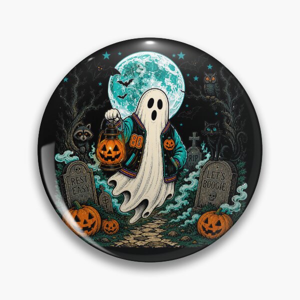 Item preview, Ghostly Halloween Graveyard designed and sold by TeeARTHY.