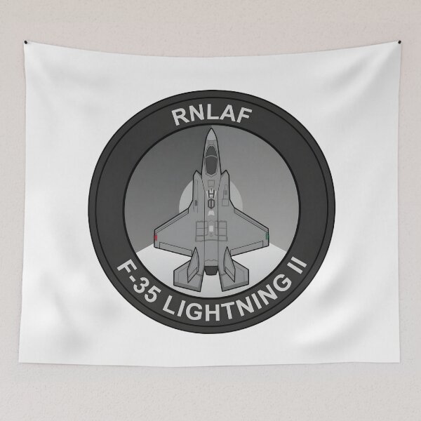 Item preview, Royal Netherlands Air Force F-35 Lightning II Patch Emblem designed and sold by CharlieDesings.