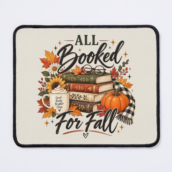 Item preview, Booked For Fall, Cute Autumn Book Lover, Pumpkin Reading, Cozy Fall Books, Autumn Aesthetic, Harvest Season, Thanksgiving Reading, Bookish Fall designed and sold by Quiajia.