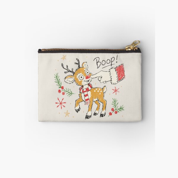 Item preview, Funny Christmas Reindeer Nose Poke designed and sold by Studio Bootleg.