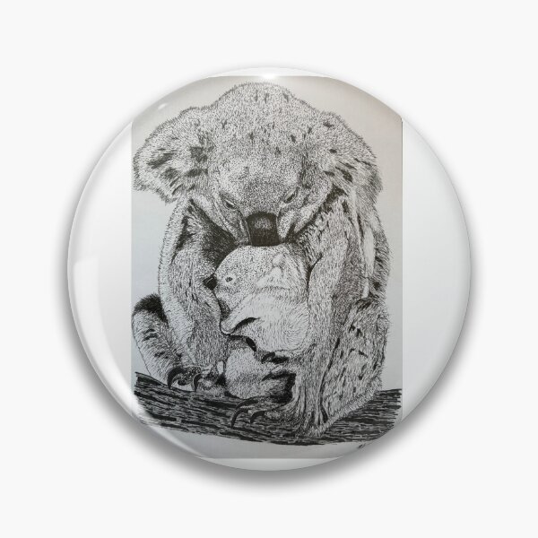 Item preview, Female koala and her baby designed and sold by Ccrisart75-.