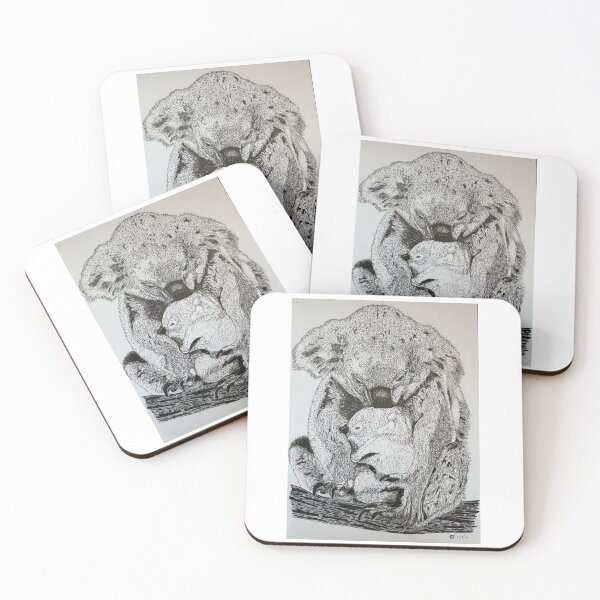 Item preview, Female koala and her baby designed and sold by Ccrisart75-.