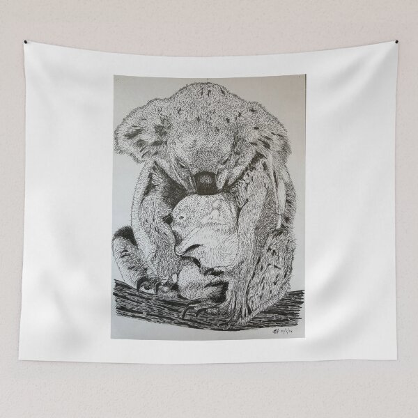 Item preview, Female koala and her baby designed and sold by Ccrisart75-.