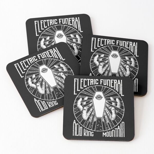 Item preview, Acid King Electric Funeral Doom Metal Coffin Vision designed and sold by NiremmeeArt.