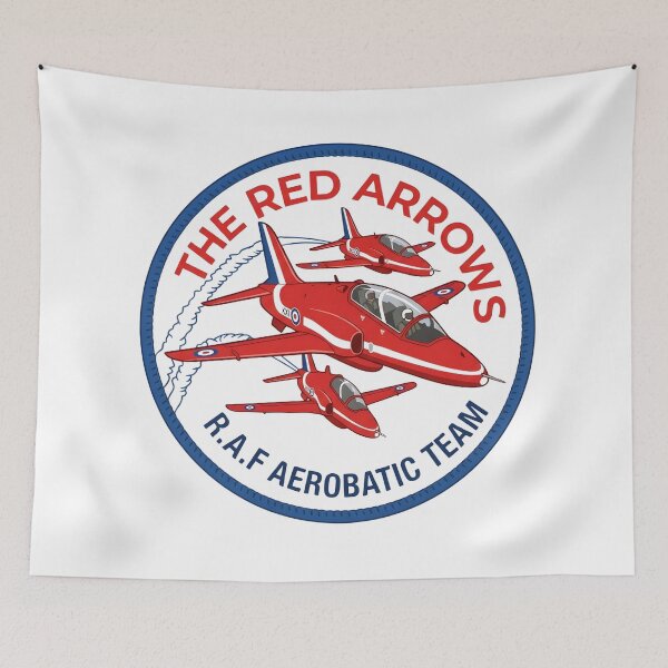 Item preview, RAF Red Arrows Aerobatic Team Display Patch Emblem designed and sold by CharlieDesings.