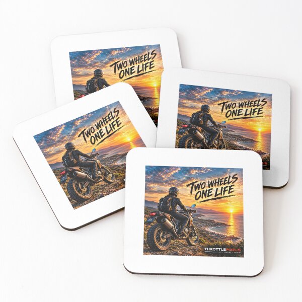 Item preview, Two Wheels - One Life designed and sold by ThrottlePixels.