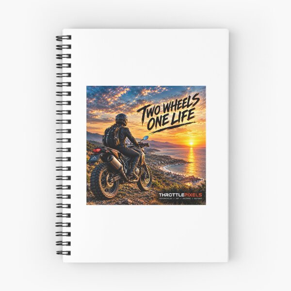 Item preview, Two Wheels - One Life designed and sold by ThrottlePixels.
