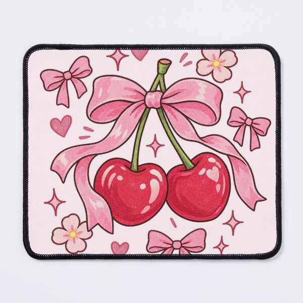 Item preview, Cute Cherry Bow Coquette Aesthetic Pink Cherries designed and sold by LunaVales.