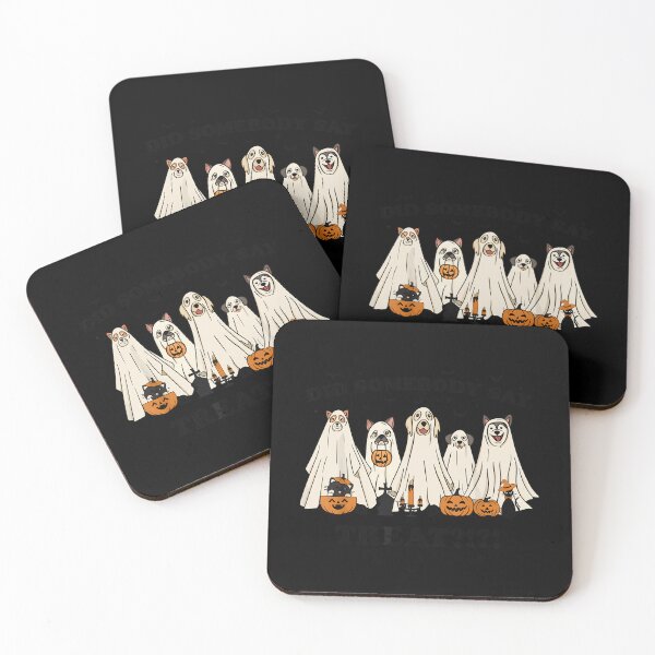 Item preview, Did Somebody Say Treat Ghost Dogs Lovers Halloween designed and sold by tiabletz.