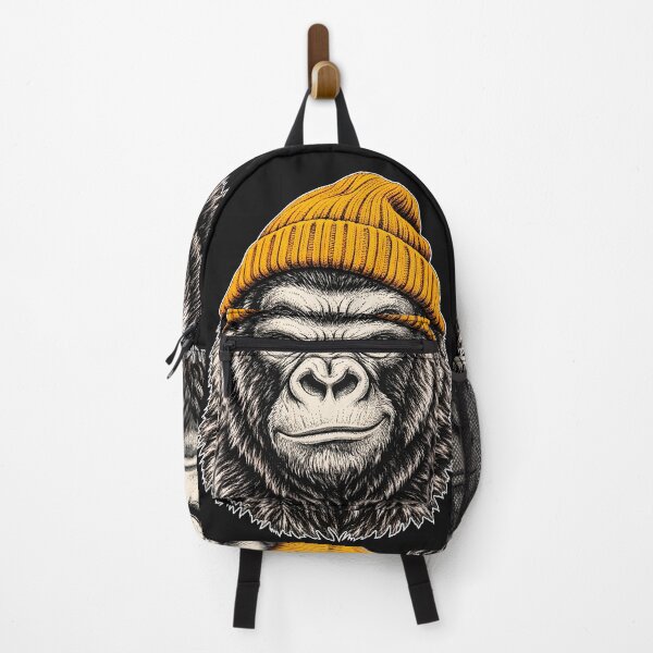 Item preview,   Winter Gorilla Wearing Beanie Cute Animal Art  designed and sold by erozzz.
