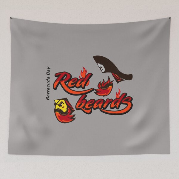 Item preview, Barracuda Bay Redbeards Pirate Logo Shirt-15th designed and sold by IvetteMelson.