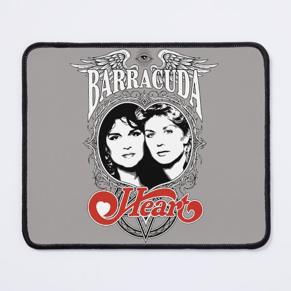 Item preview, BARRACUDA Heart Band Vintage Rock Design-38 designed and sold by IvetteMelson.